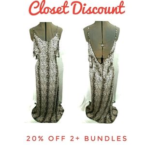 TART Genie Open Back Animal Print Maxi Medium (B)